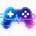 爱游戏AYX官方品牌Logo，蓝白配色的流线型闪电标识